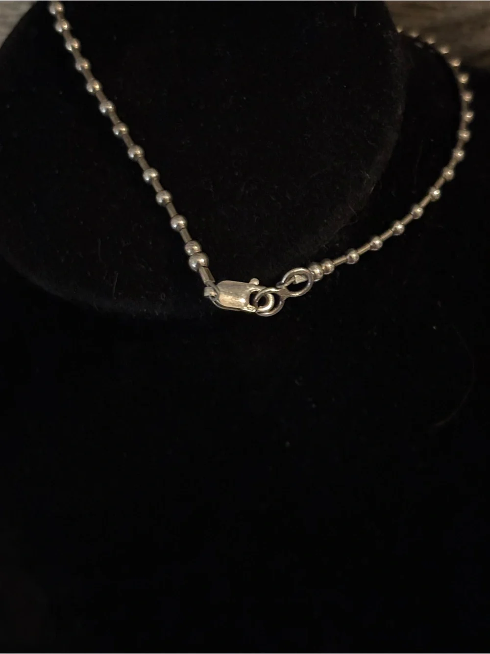 925 Sterling Silver Beaded Flip Flop Charm Anklet - 10 inches